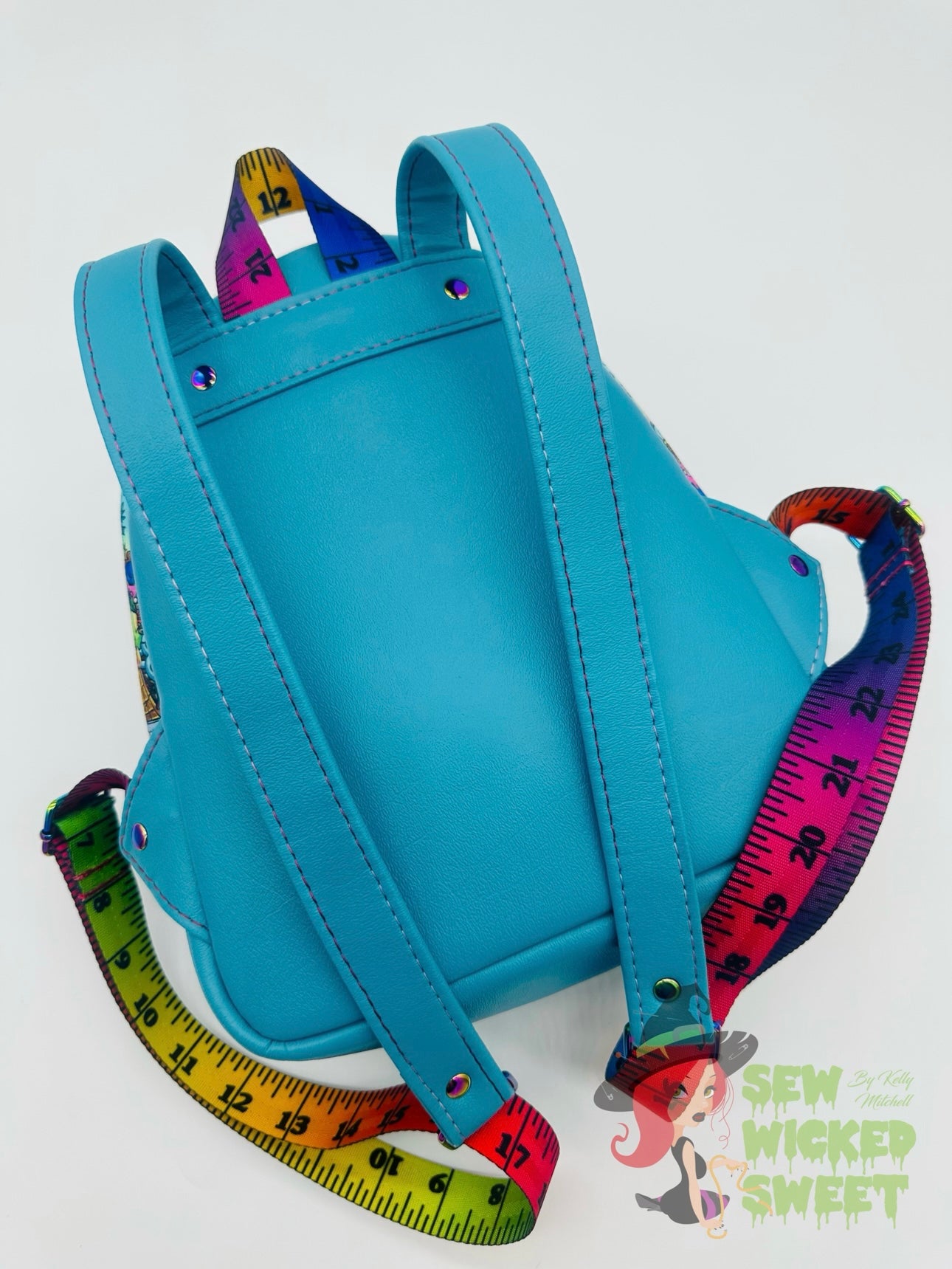 Sewing mice mini backpack