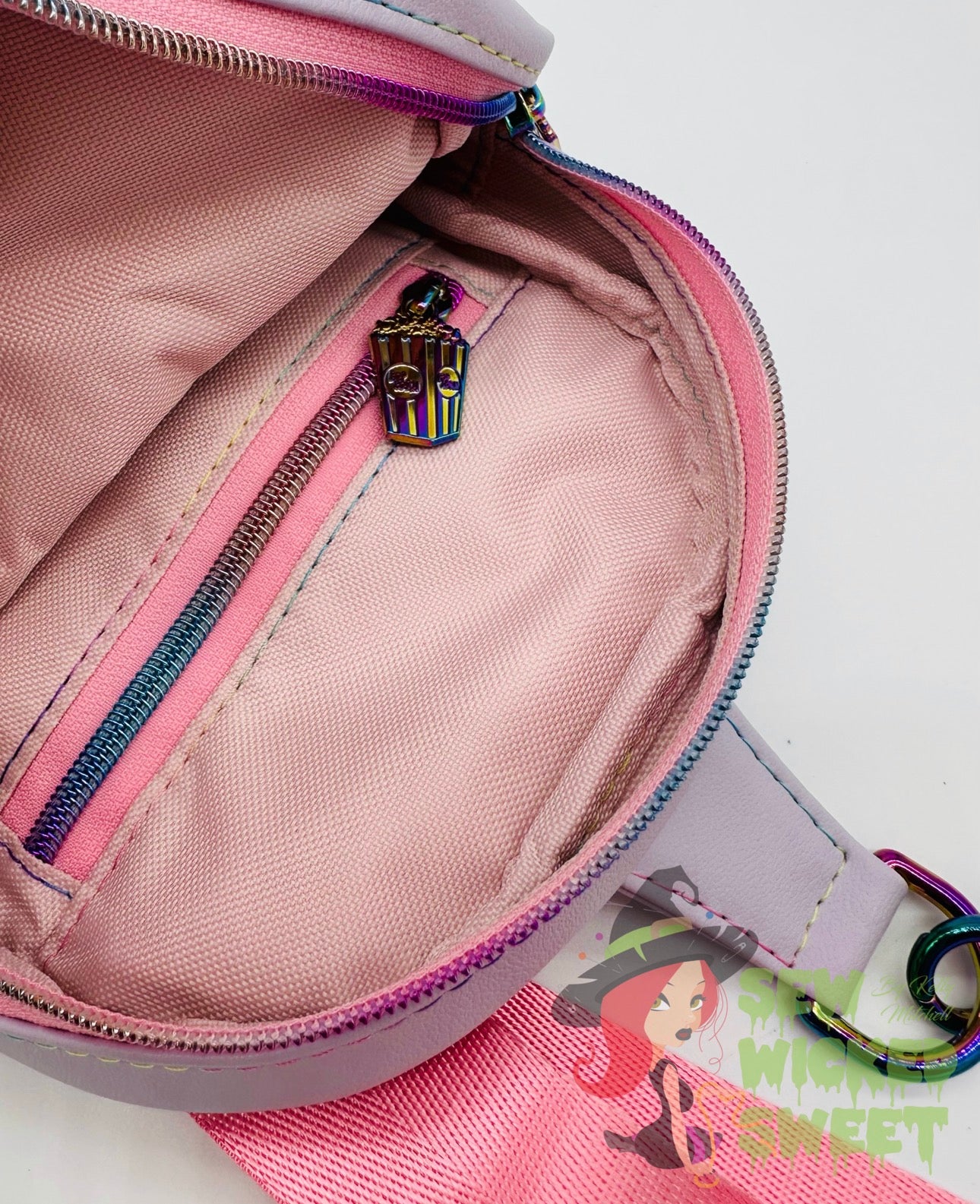 Purple Dragon Sling Bag