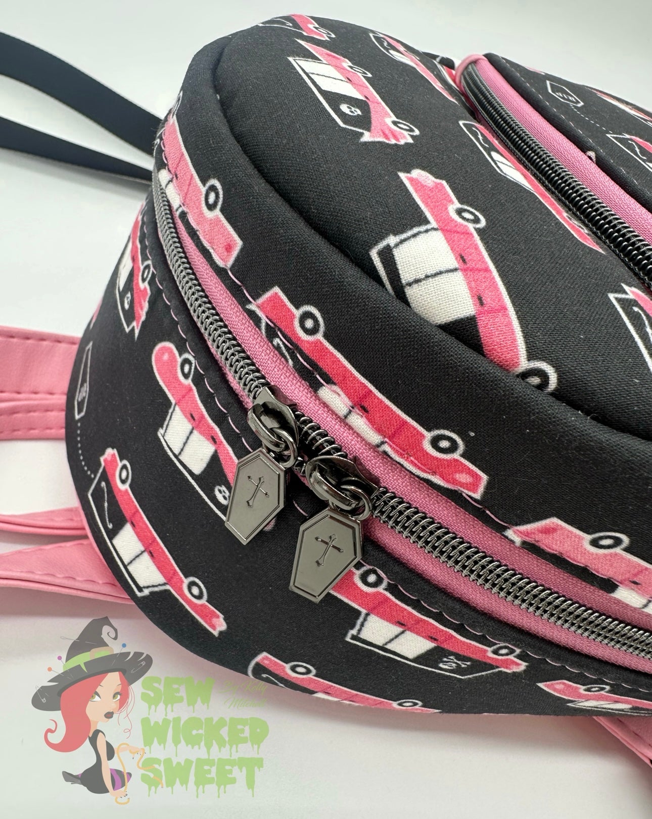 Pink Hearse mini backpack