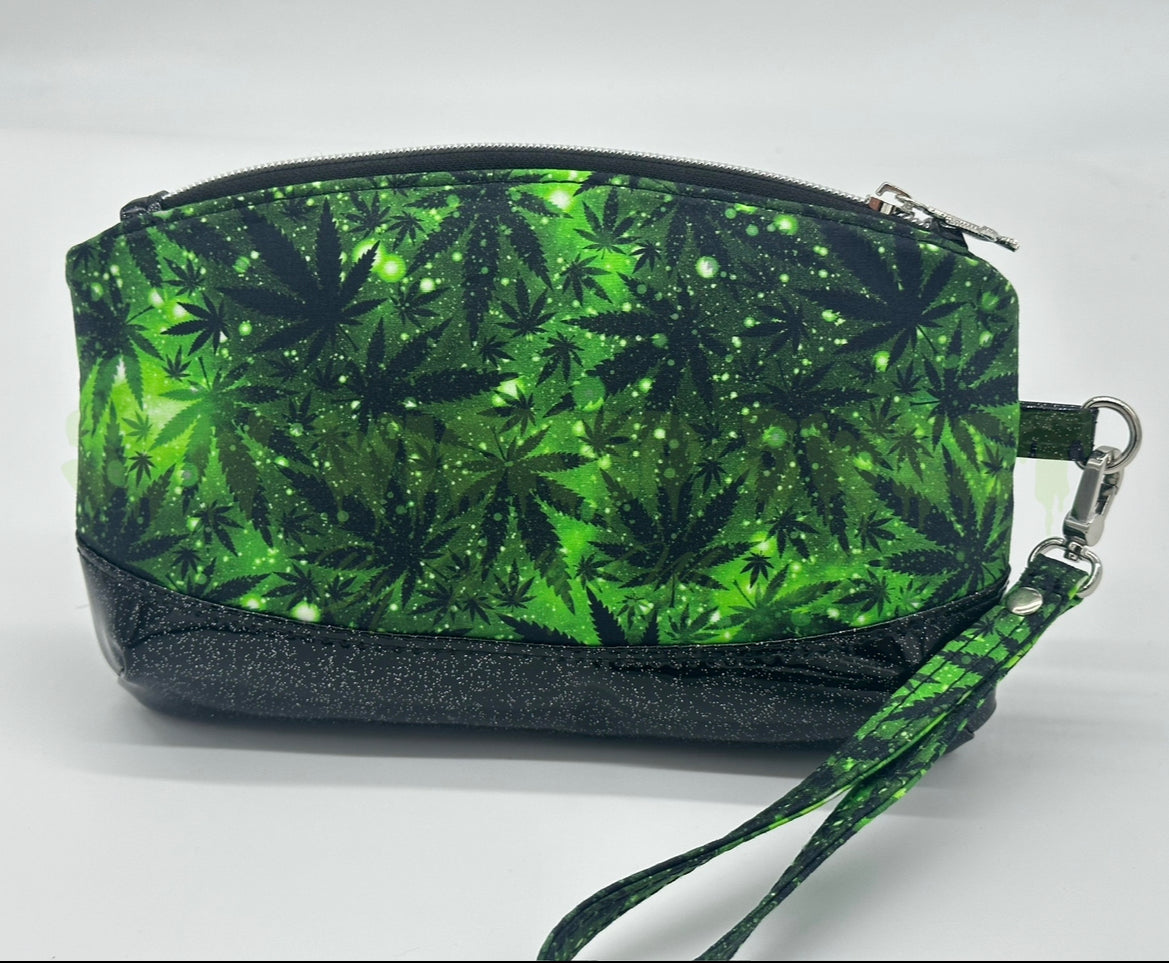 Galaxy leaf wristlet
