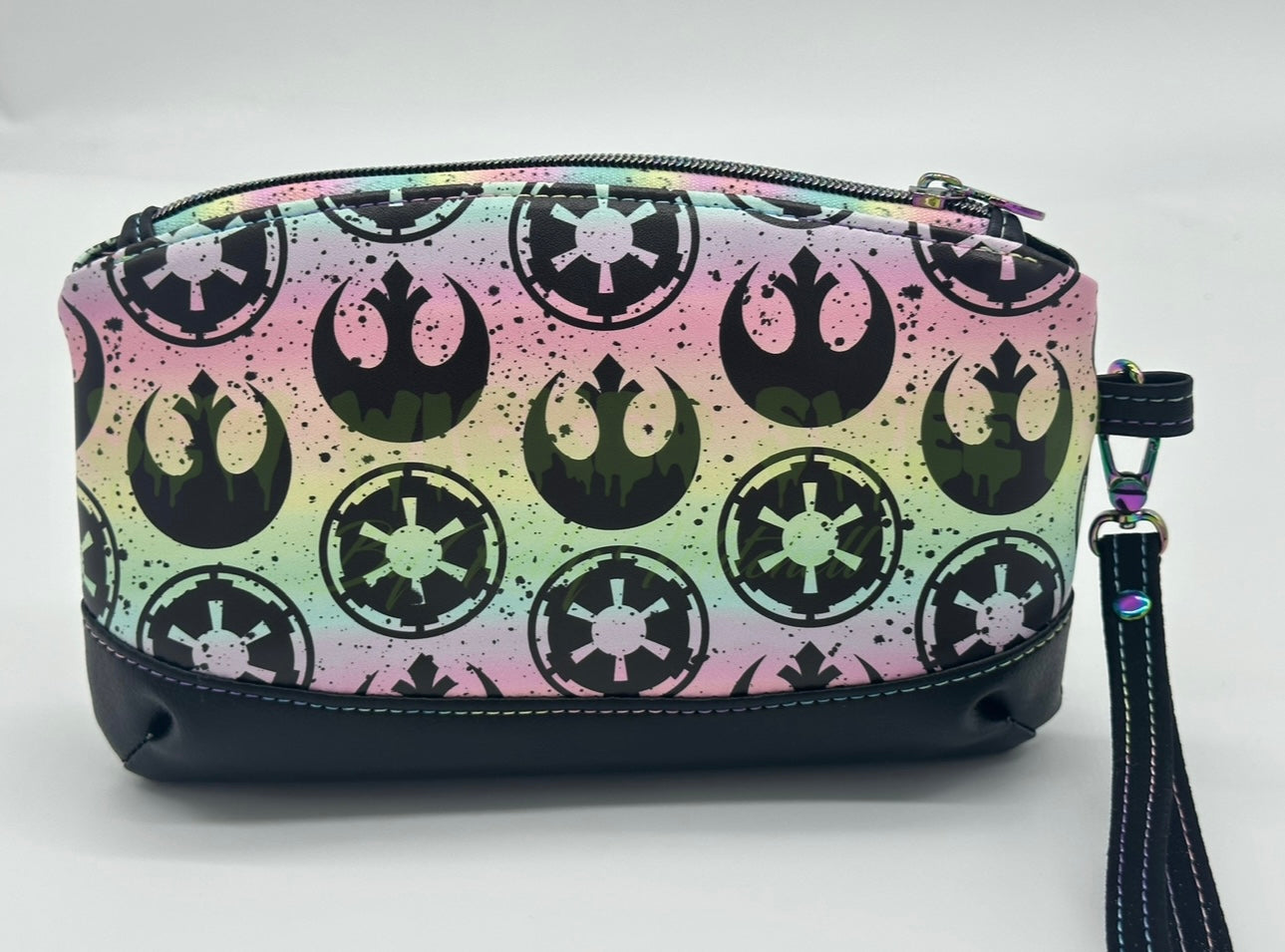 Good/bad guys wars wristlet