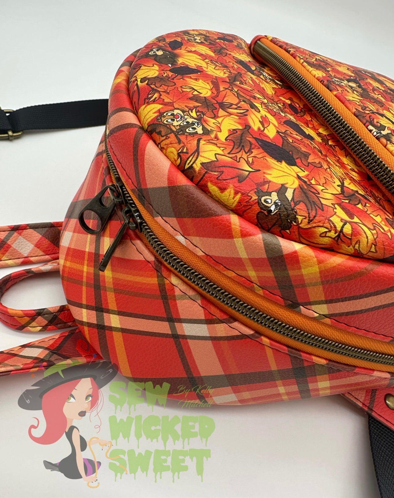 Chipmunks Autumn mini backpack
