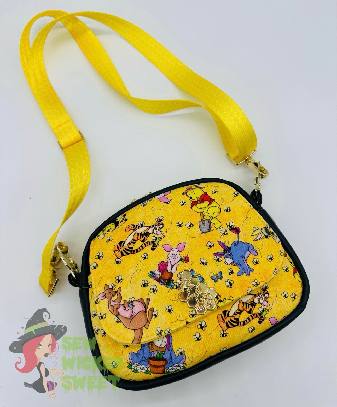 Yellow Bear Crossbody bag