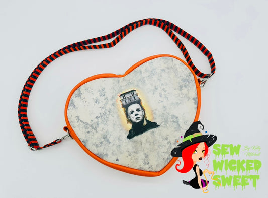 Halloween heart shaped crossbody