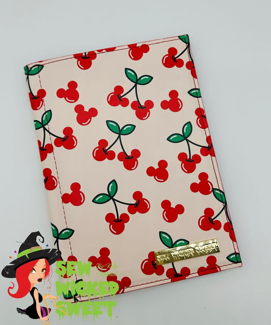 Mouse cherries notepad cover