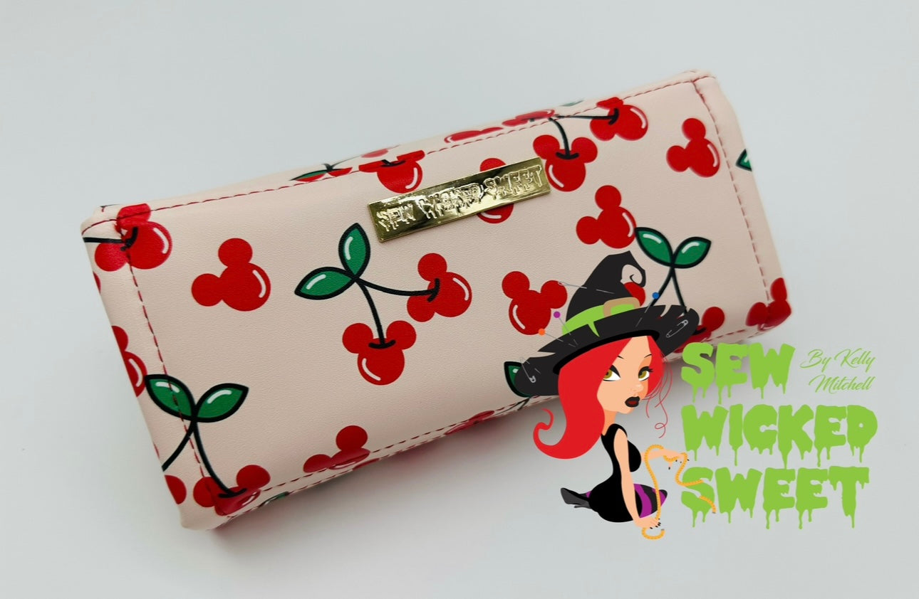 Mouse cherries wallet