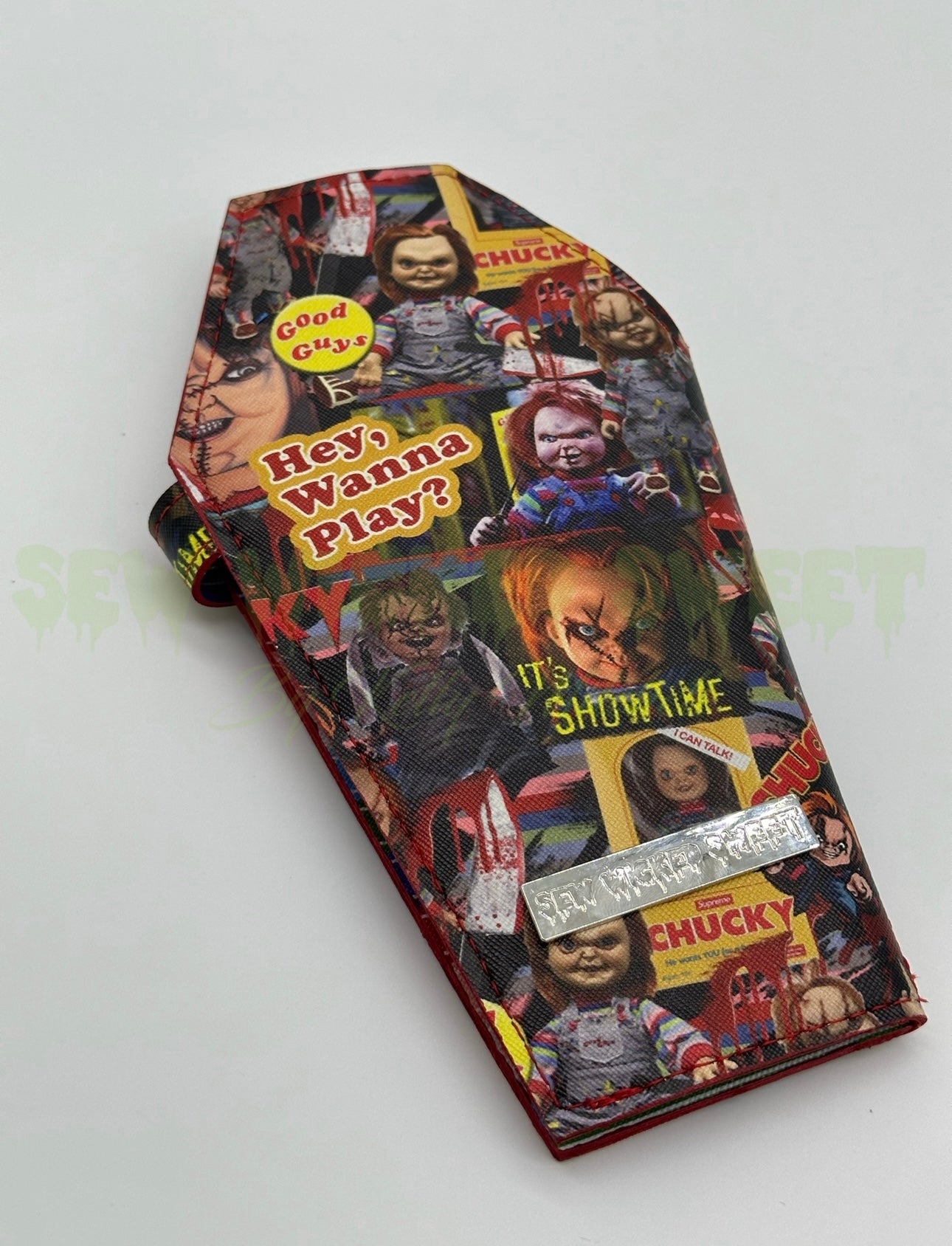 Crazy doll coffin wallet