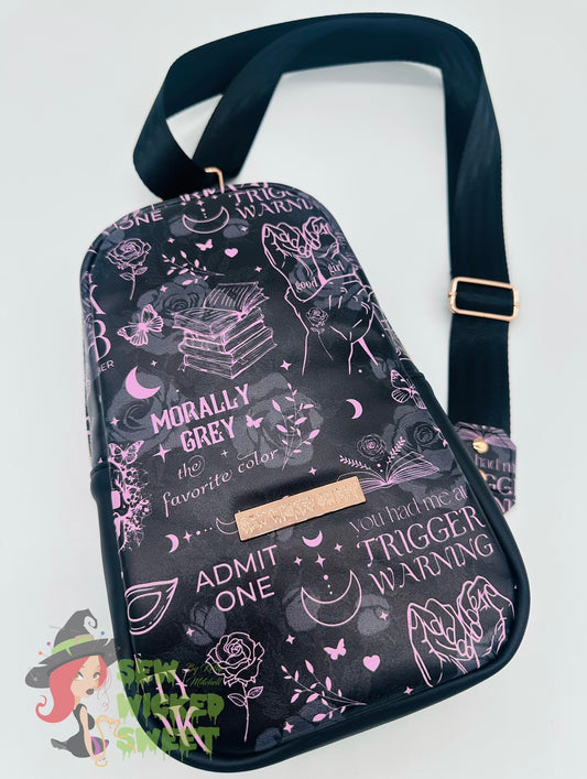 Smutty Book Club Sling Bag