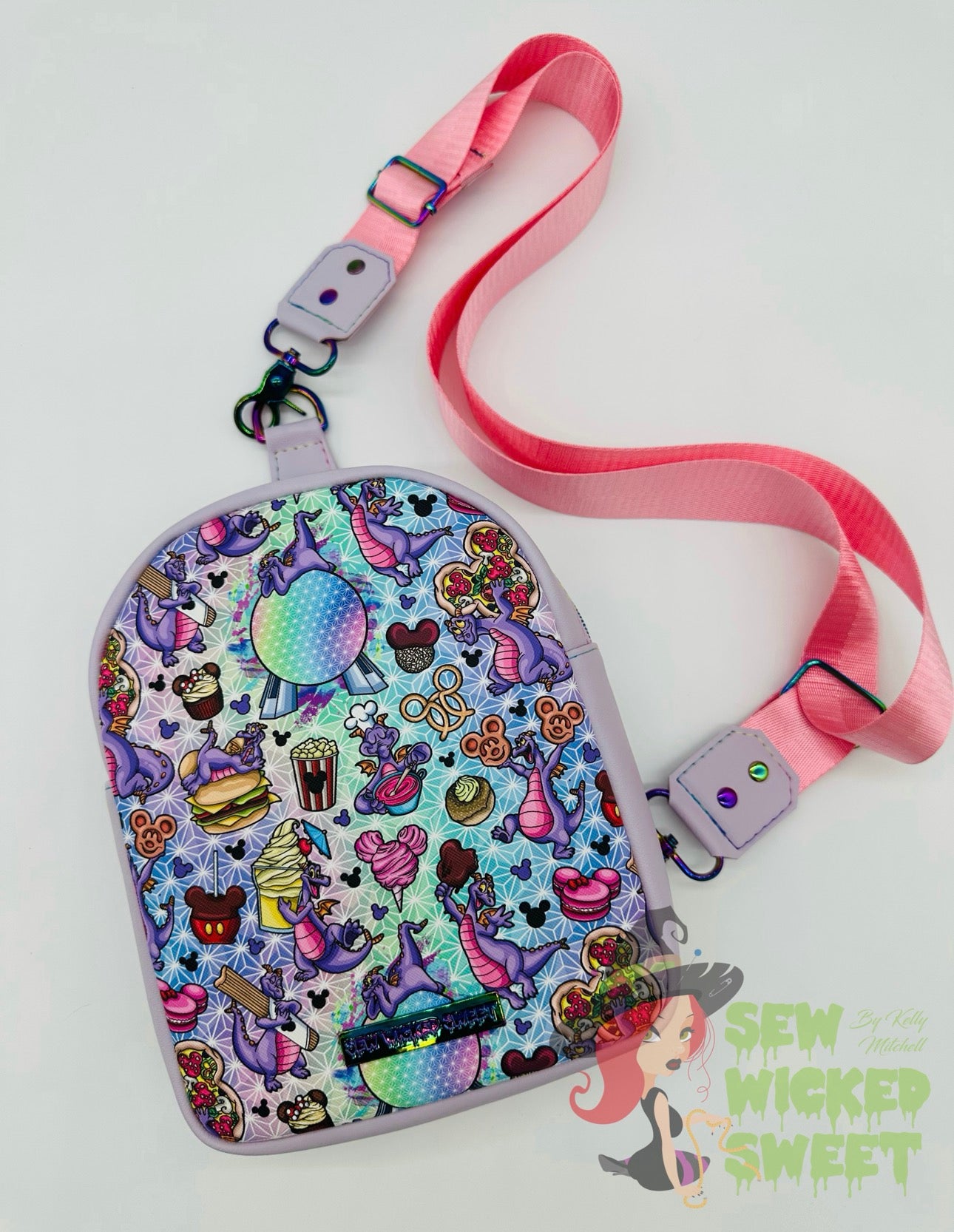 Purple Dragon Sling Bag