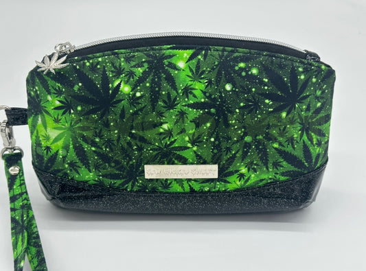 Galaxy leaf wristlet