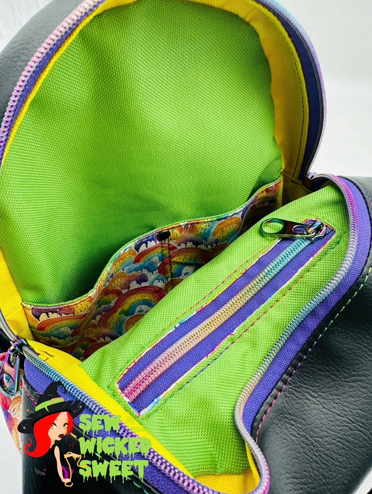 Rainbow mini backpack