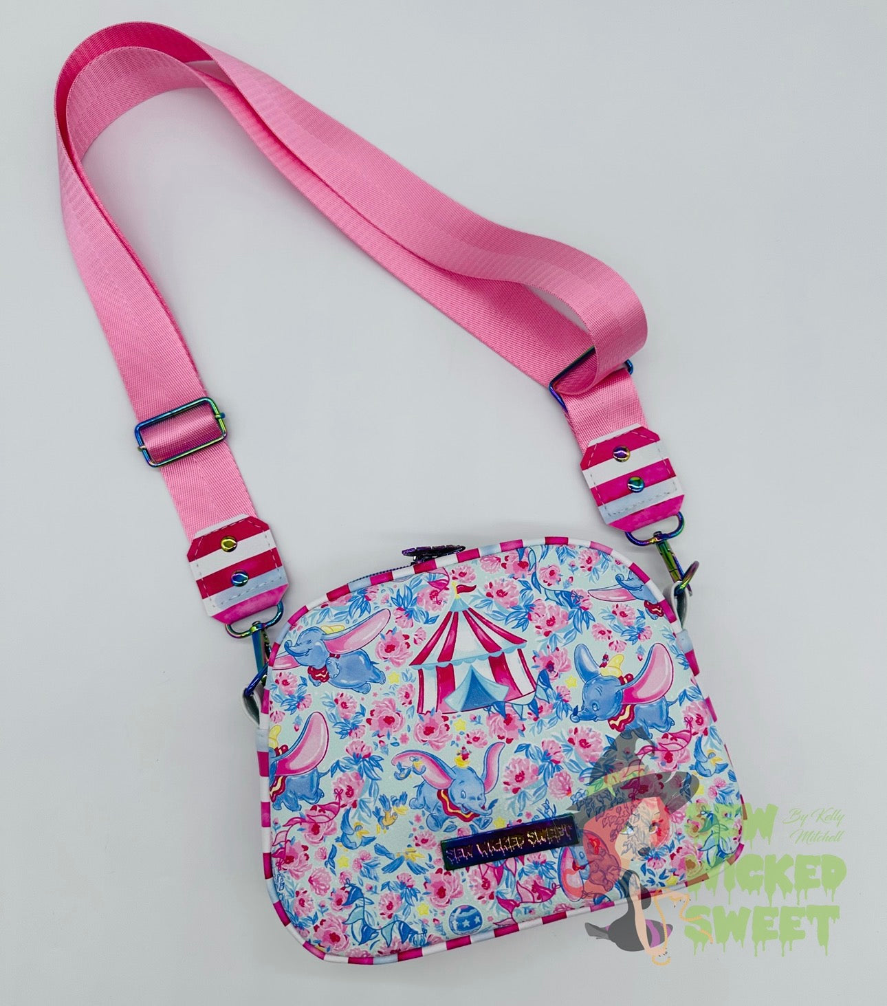 Flying Elephant Mini Crossbody Bag