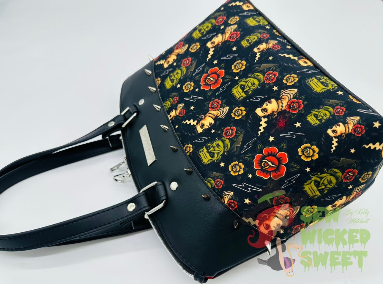 Frankenstein’s Monster and Bride Spiked Handbag