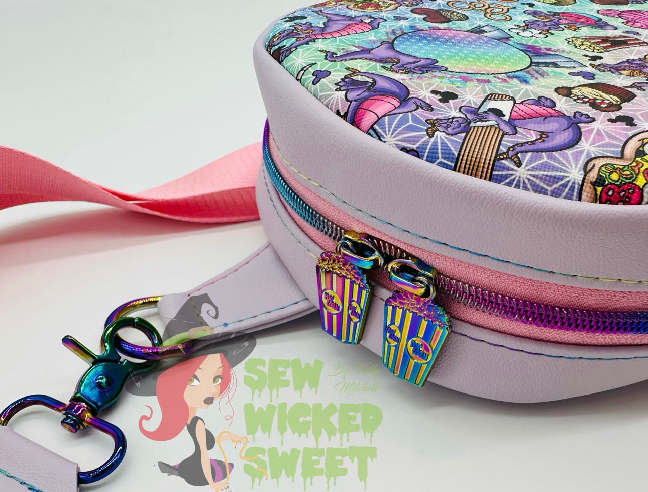 Purple Dragon Sling Bag