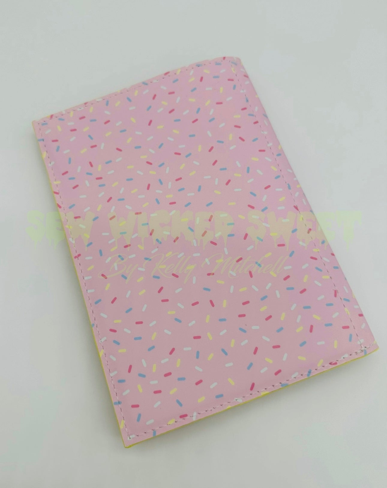 Pink sprinkle Jr legal notepad cover