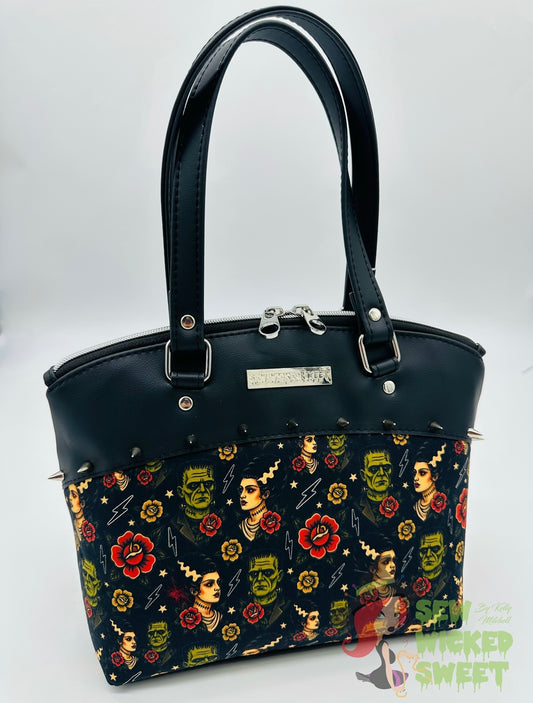 Frankenstein’s Monster and Bride Spiked Handbag