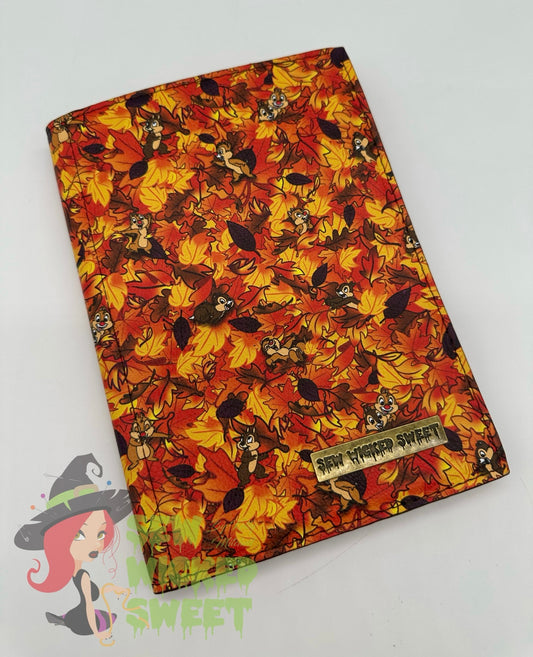 Chipmunks autumn notepad holder