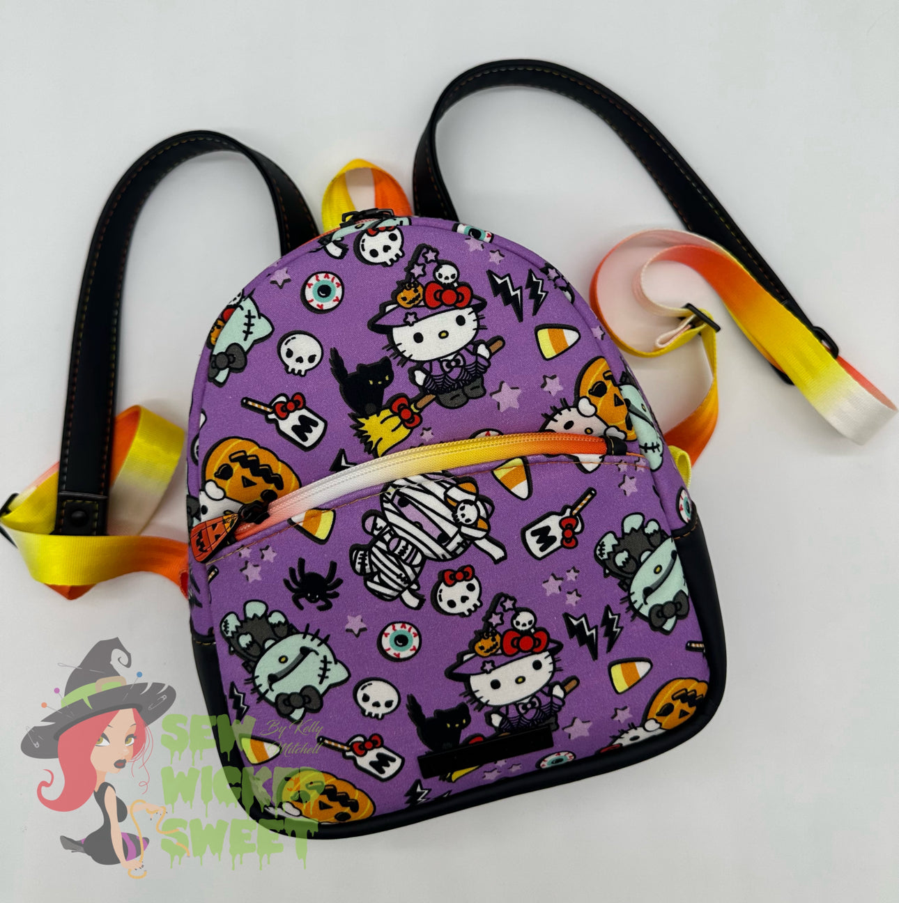 Hello witchy Kitty mini backpack