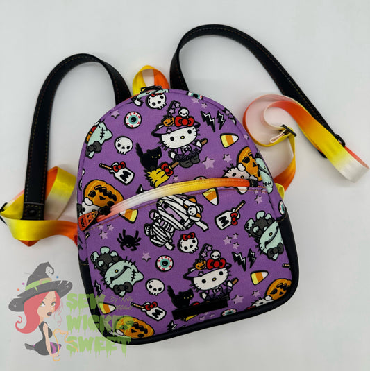 Hello witchy Kitty mini backpack