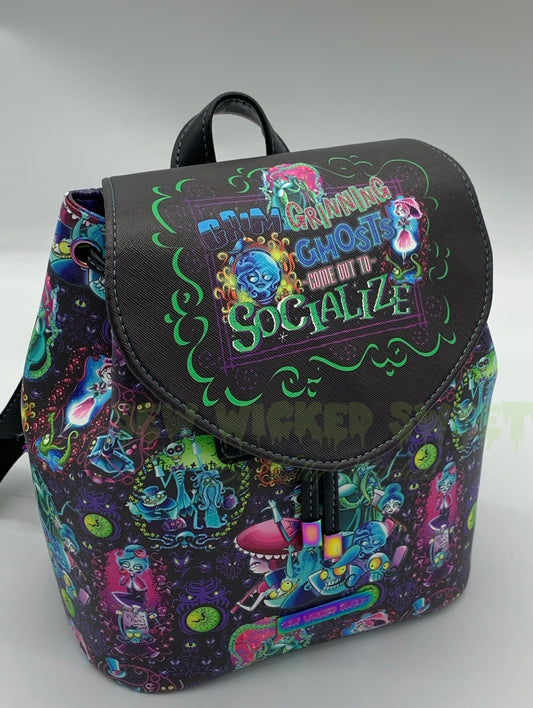 Haunted ghosts mini backpack