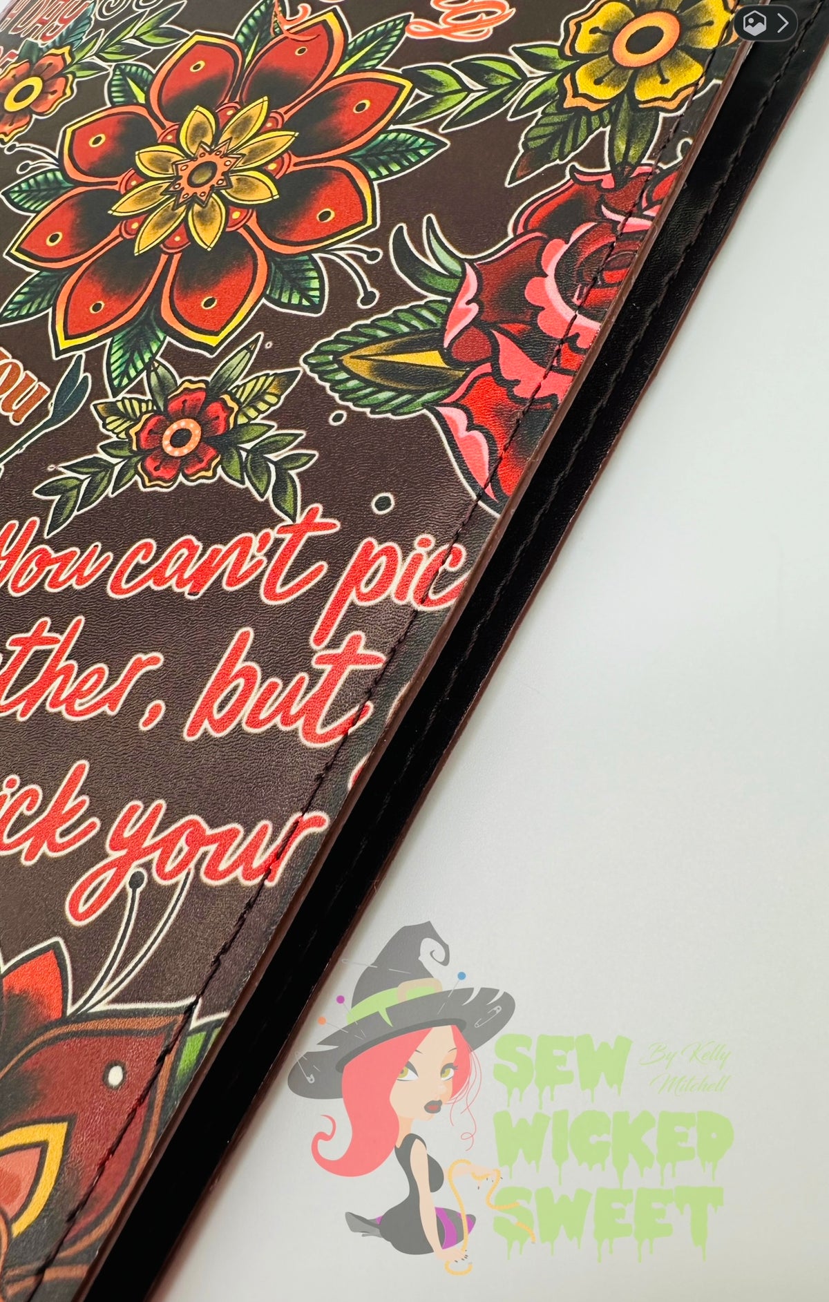 Sassy Floral Tats Notepad Holder