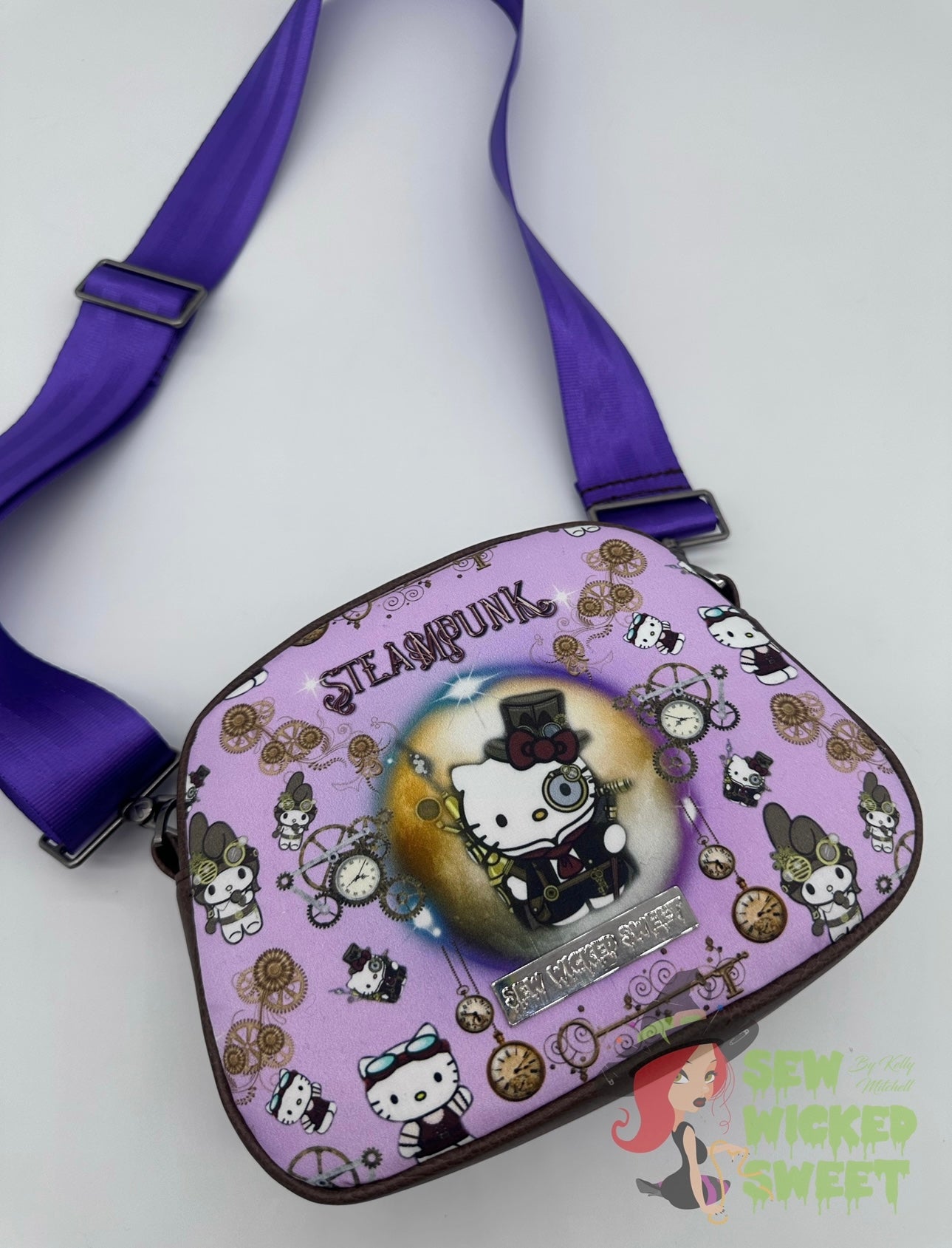 Steampunk Hello Kitty Crossbody