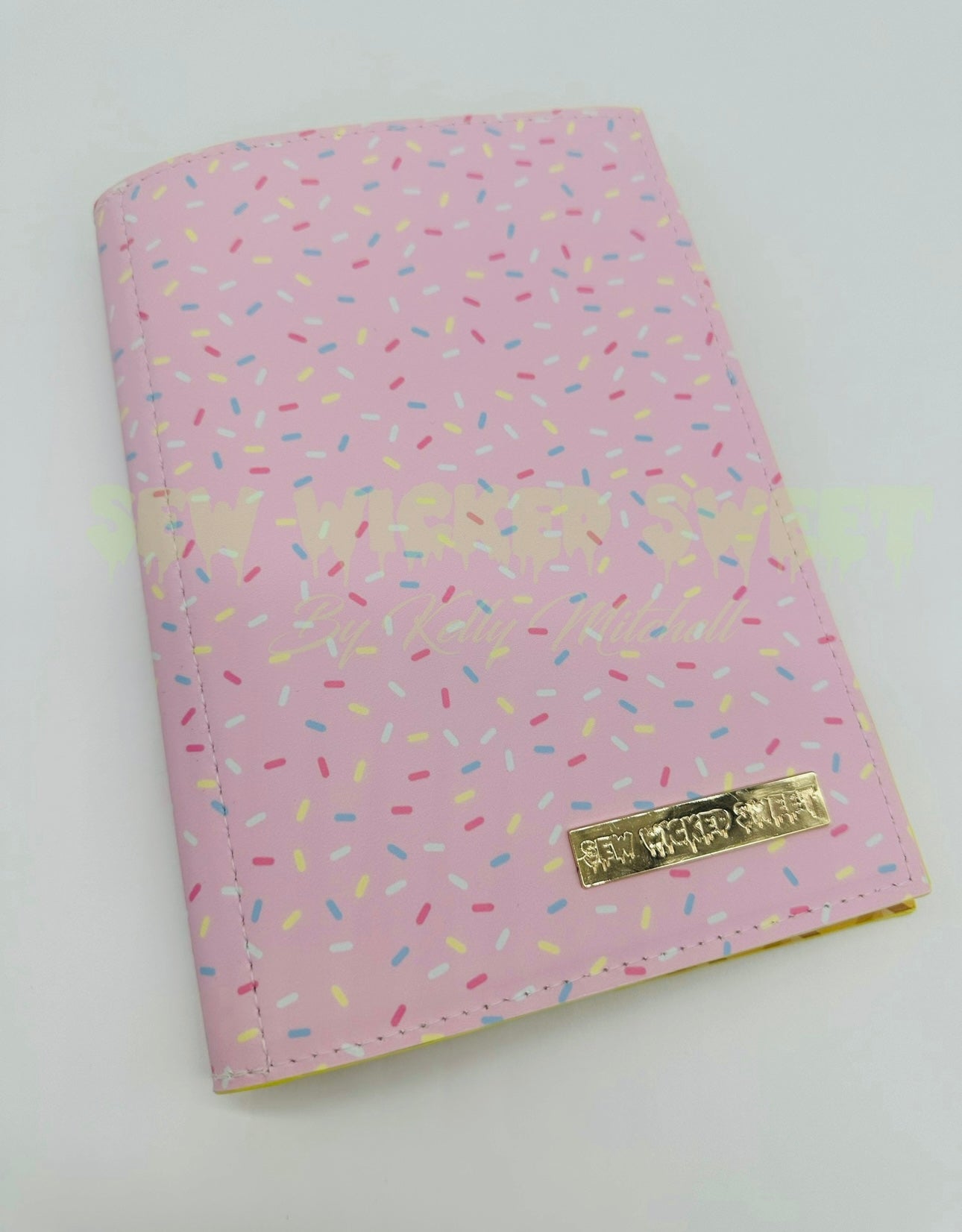 Pink sprinkle Jr legal notepad cover