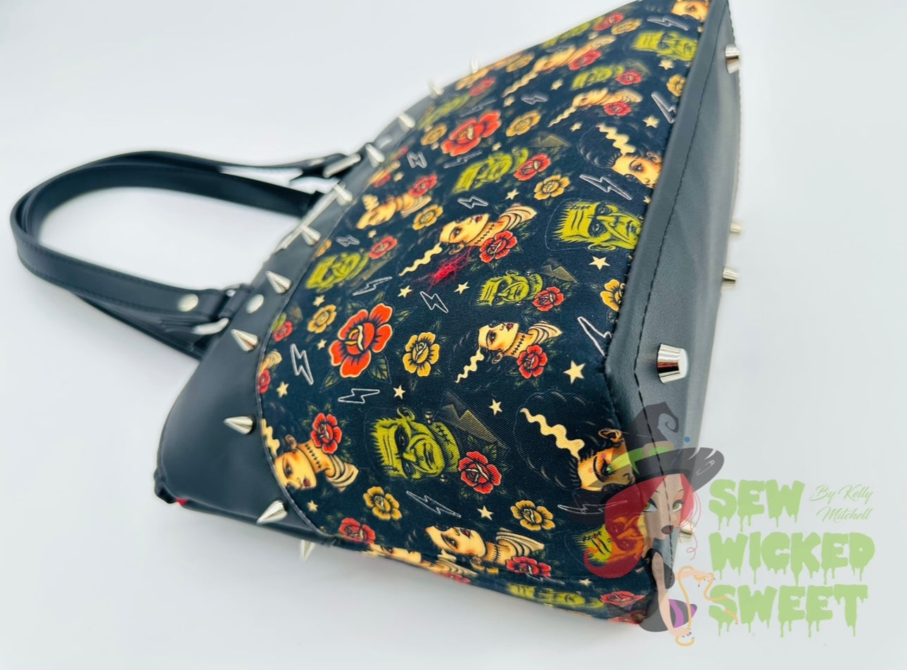 Frankenstein’s Monster and Bride Spiked Handbag